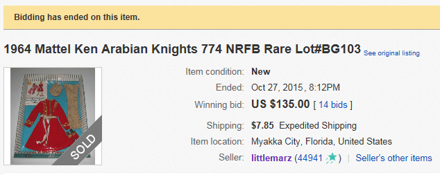 arabian knights moc 13500