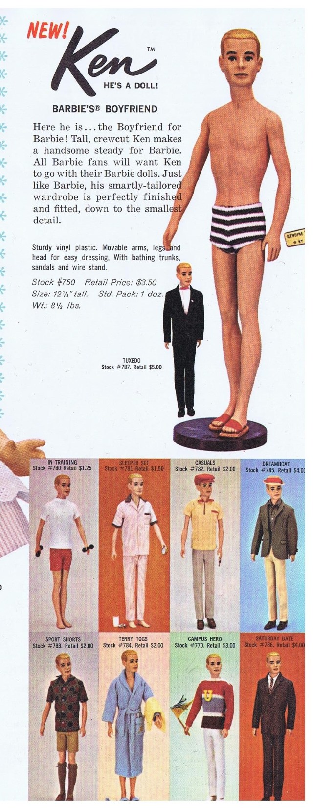 #1 ken mattel toy catalogue ad 001